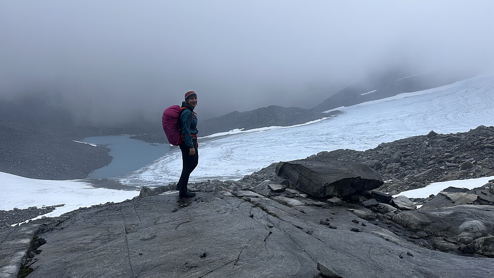Opp ved Høgvaglbreen 