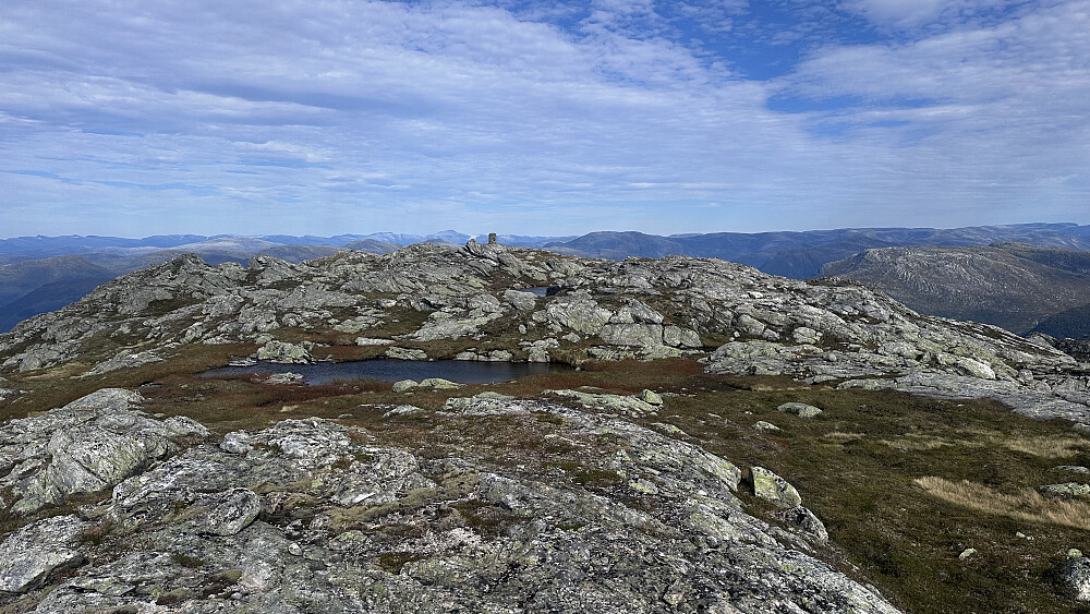 På toppen av Sandegga 