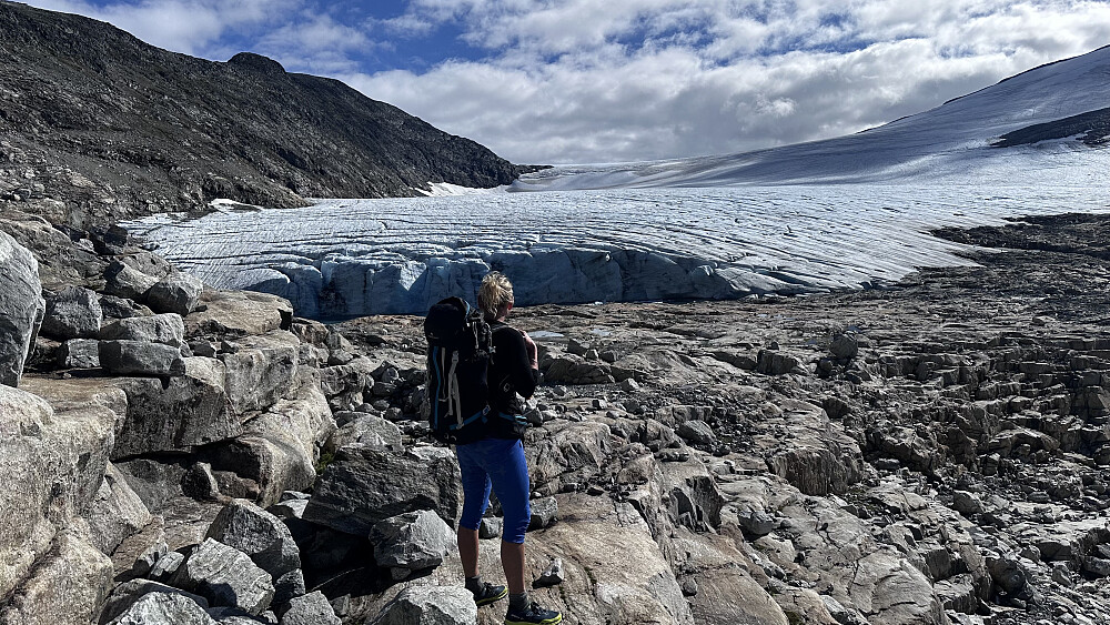 Mot Vesledalsbreen