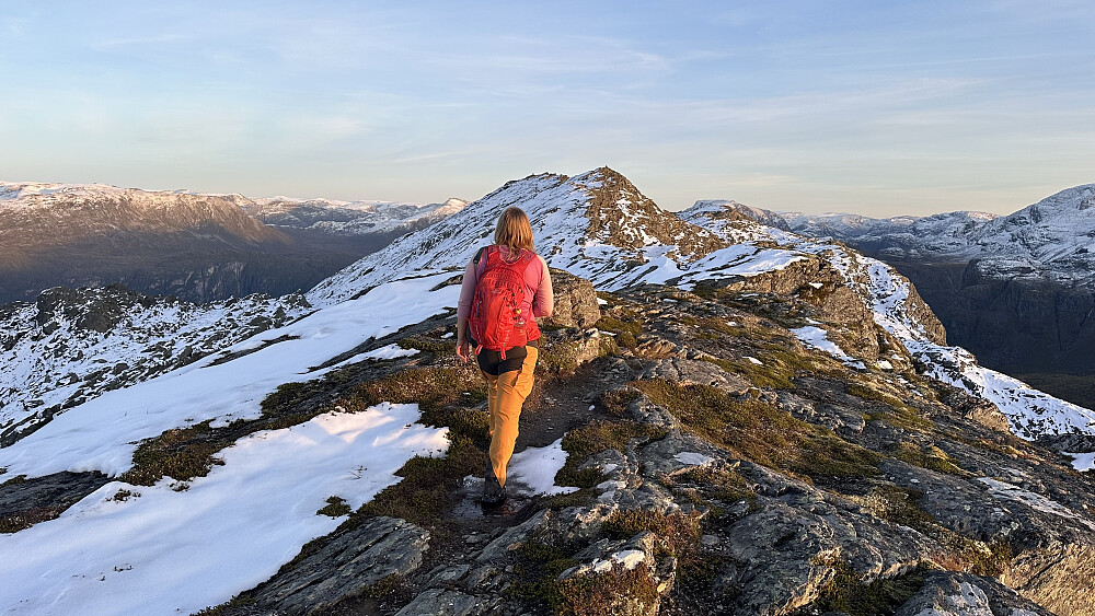 Mot høgste punkt av Ryssdalshornet 1201 moh