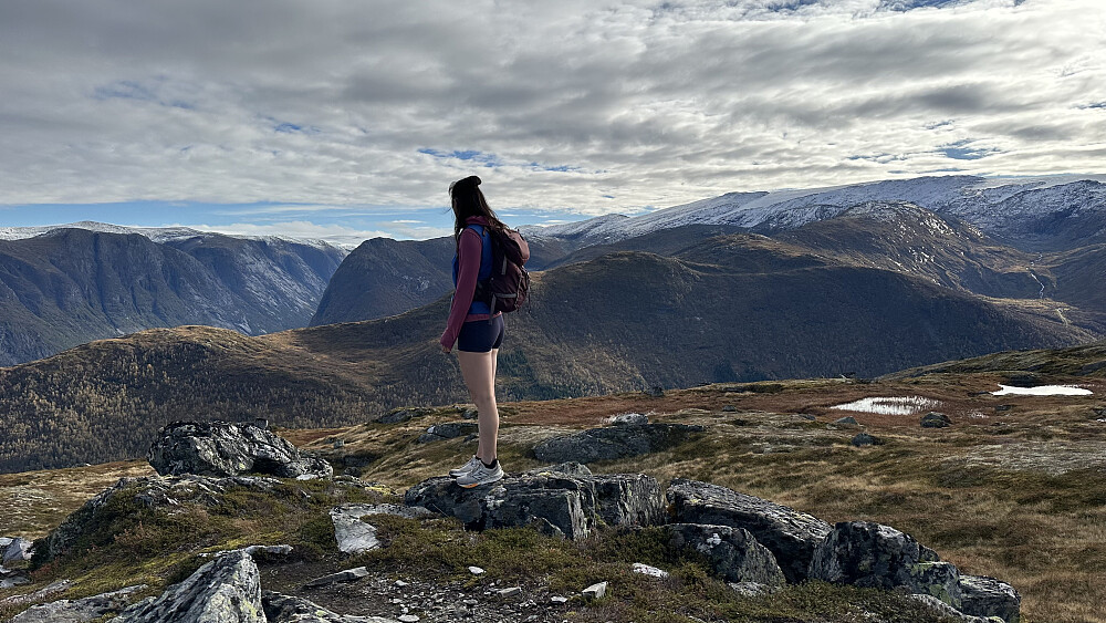Ifrå toppen av Orkja mot Kjøsnesfjorden 