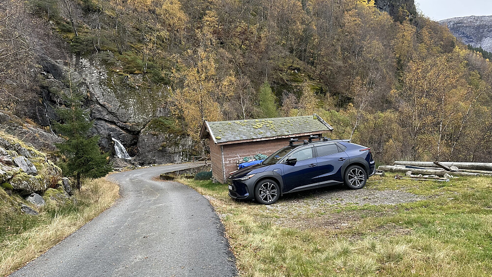 Her fekk vi parkere ved løyve!