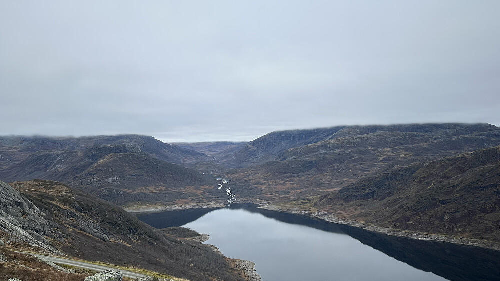 Demningene er godt nedtappa!