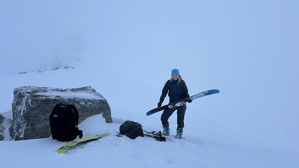 Ved toppen av Tortnegrøegga 