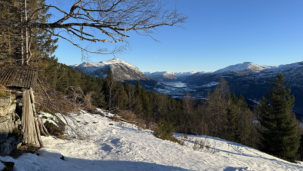 Fint i sola på støylen 