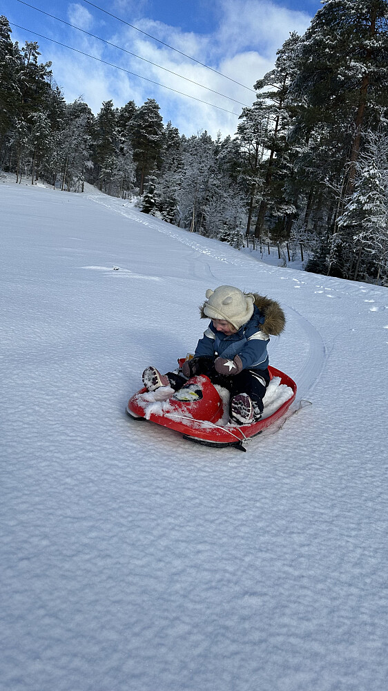 Så lite som skal til for at latteren og mestringsfølelsen bobler av lykke! 