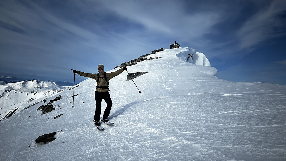 Fint på toppen av Kyrkjetaket 
