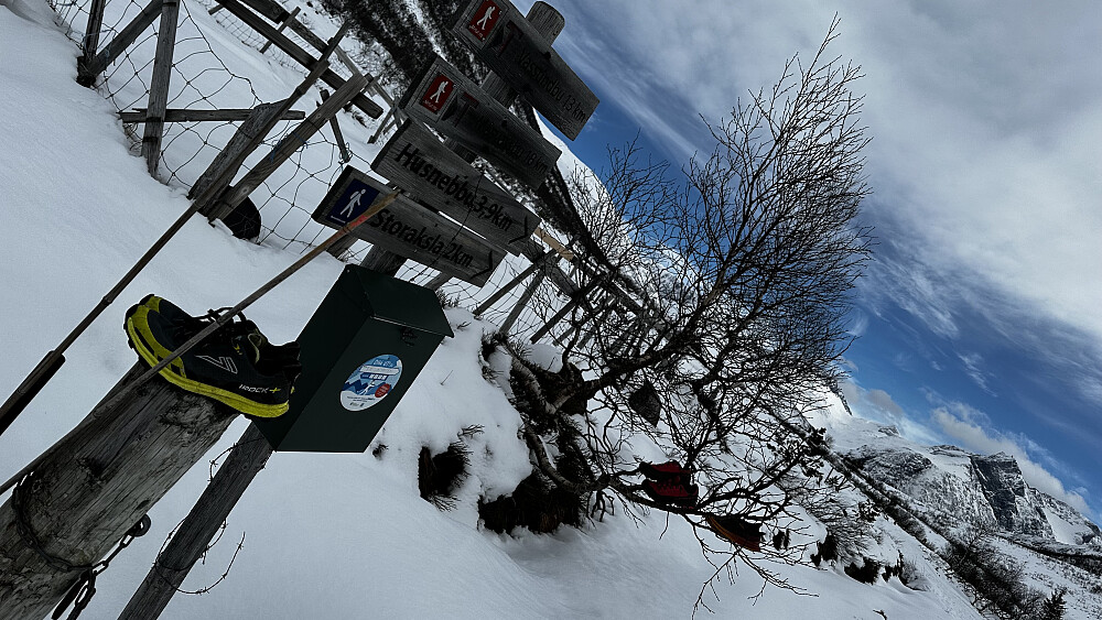 Joggesko er greit også til topptur!