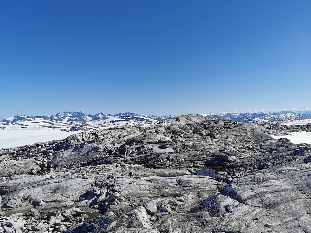 Fastfjell på Harbardsbreen 