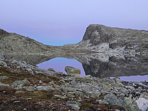 Solnedgang mot Ljøtebotnberget - dag 2