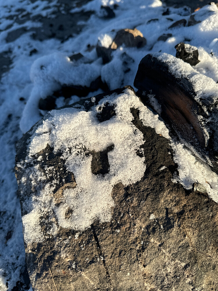 Nokon har sittet på stolen min.�