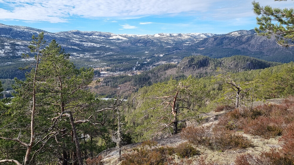 Utsikt fra der vi spiste