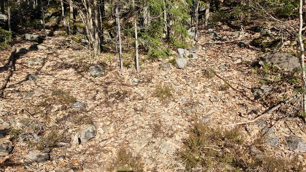 Krysset der en bør ta til høyre opp lien