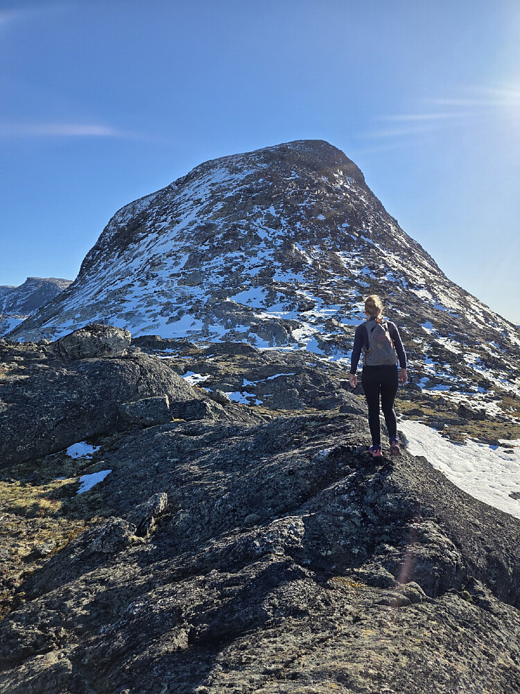 På vei mot siste bratta på Sandgroveggen