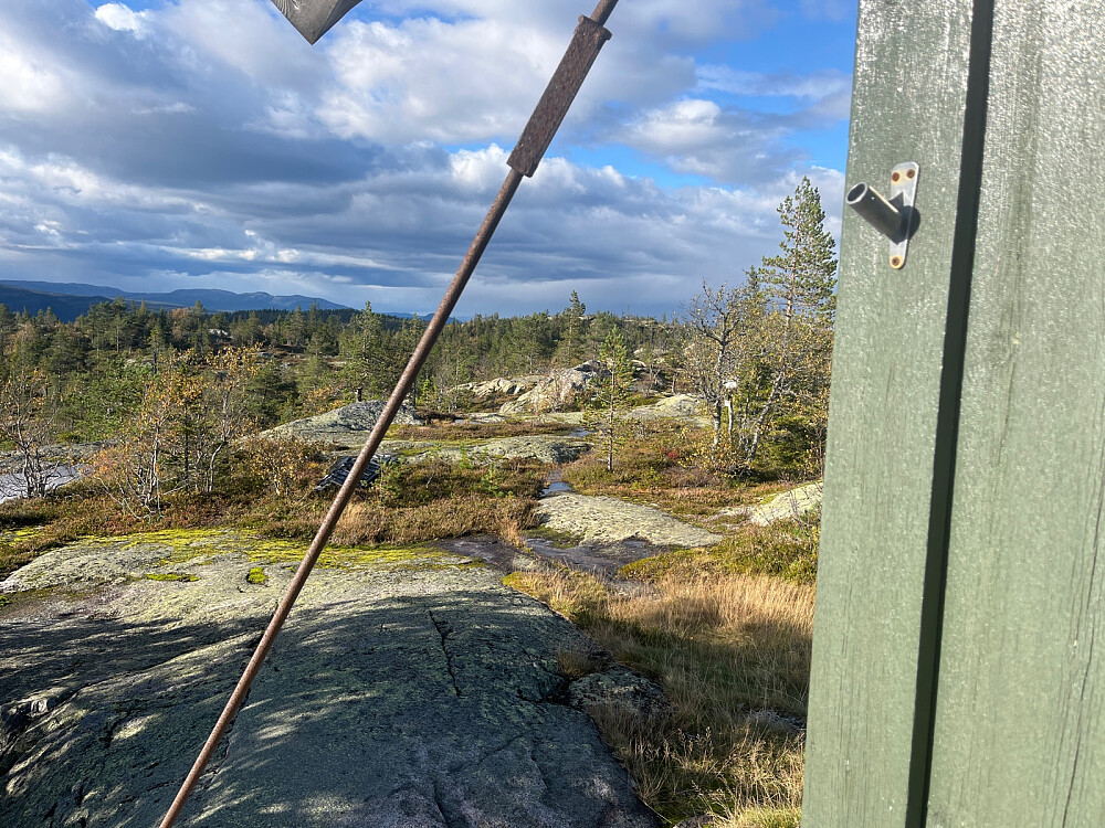 Fra Brannvakthytta mot Fjøsvikfjellet