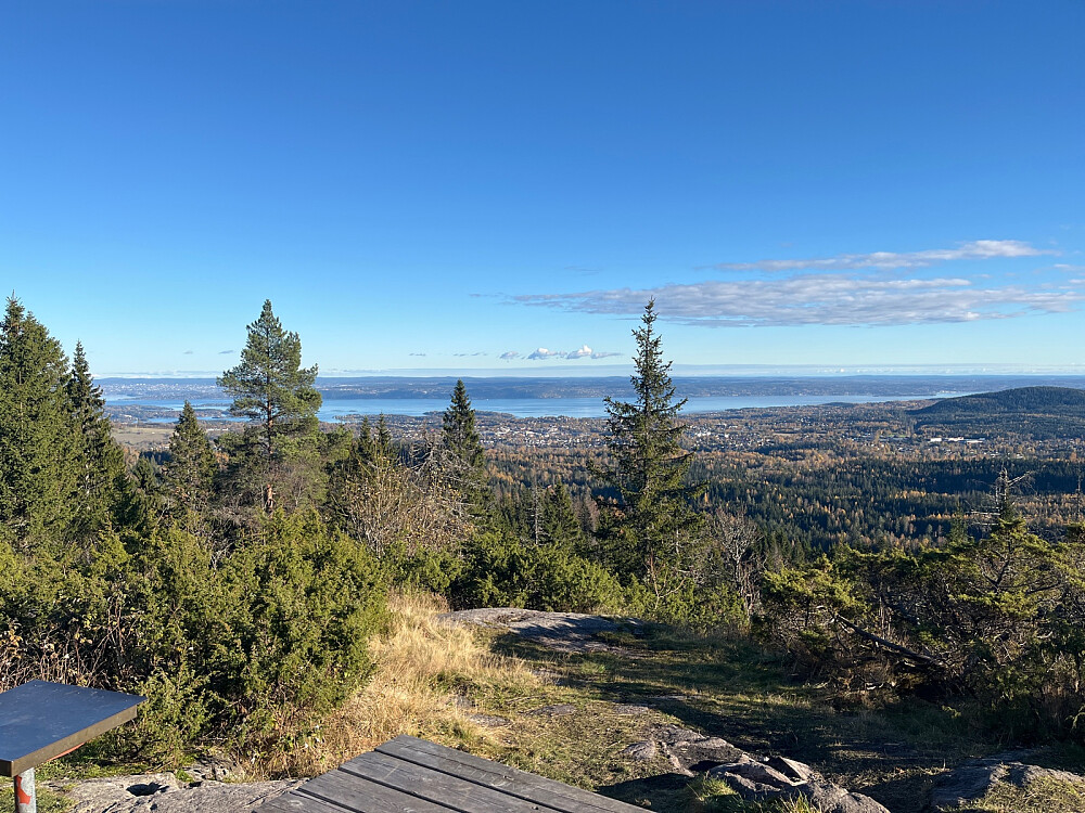 Nydelig utsikt mot Asker og Oslofjorden
