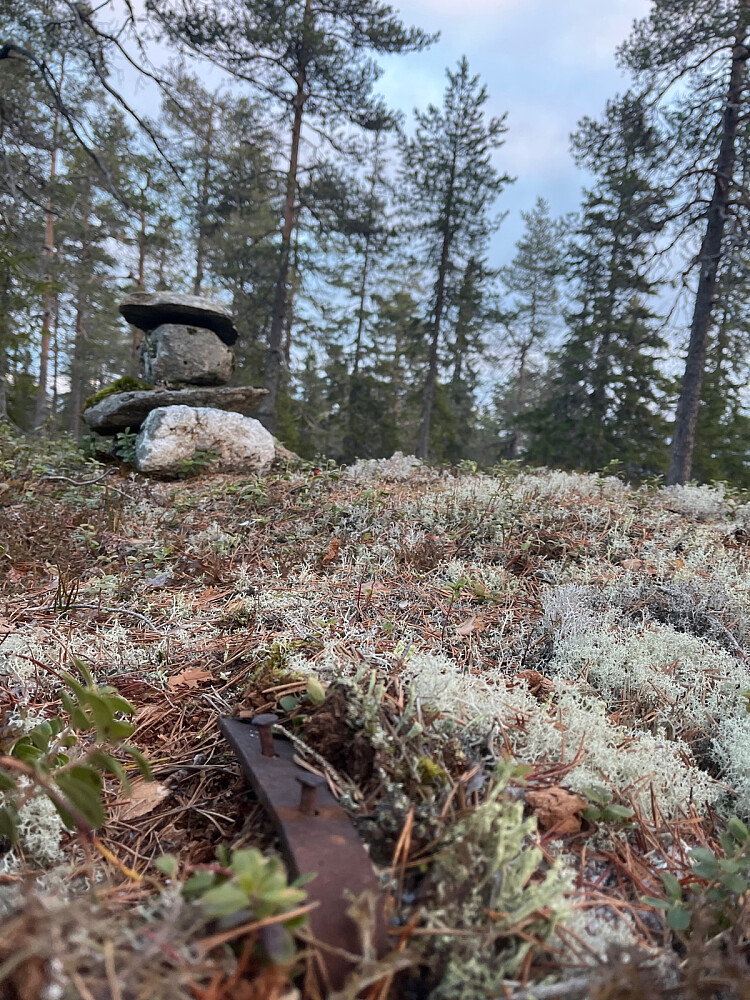 Varden med rester fra et branntårn