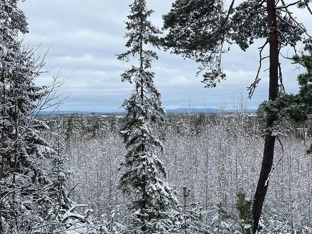 Litt utsikt nordøstover
