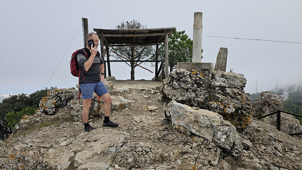 Direkte tur rapport hjem fra toppen av El Castillejo
