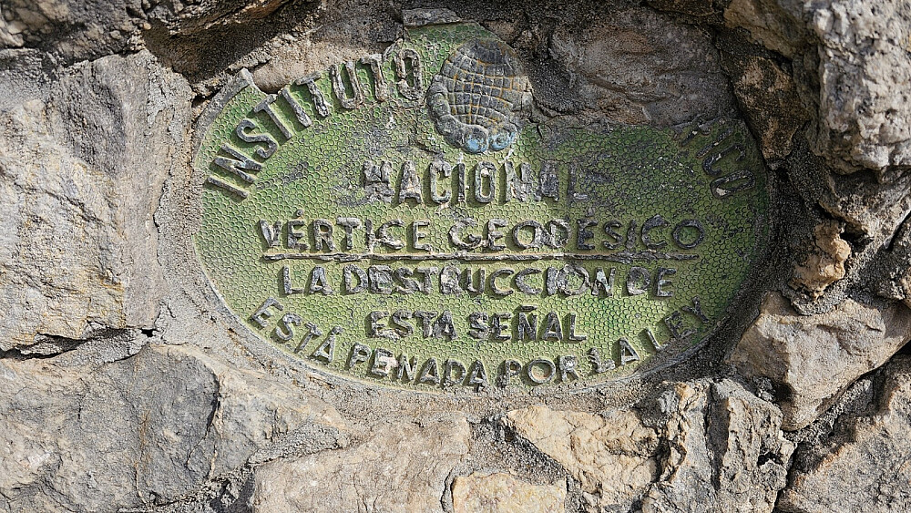 Plakett på toppvarden