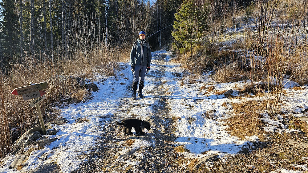 Fint vær og det var litt varme i sola