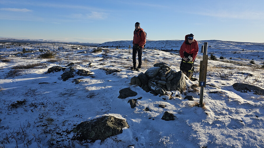 Liten pause på Veslefjellet