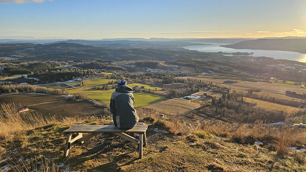 Flott utsikt fra Lundehøgda
