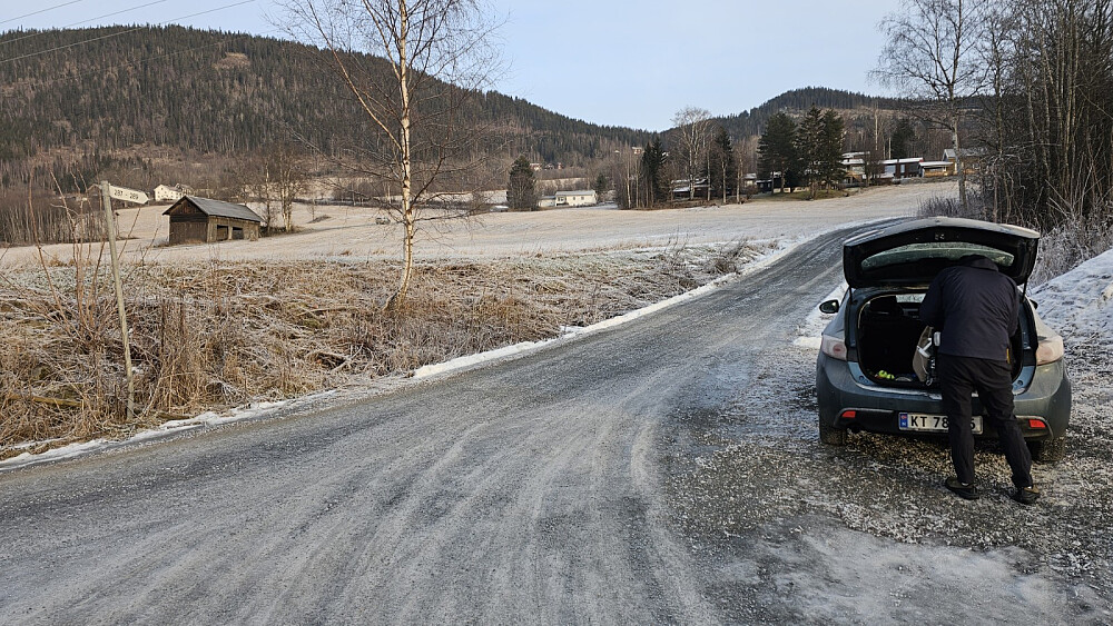 Start fra Gamleveien i fint vær.