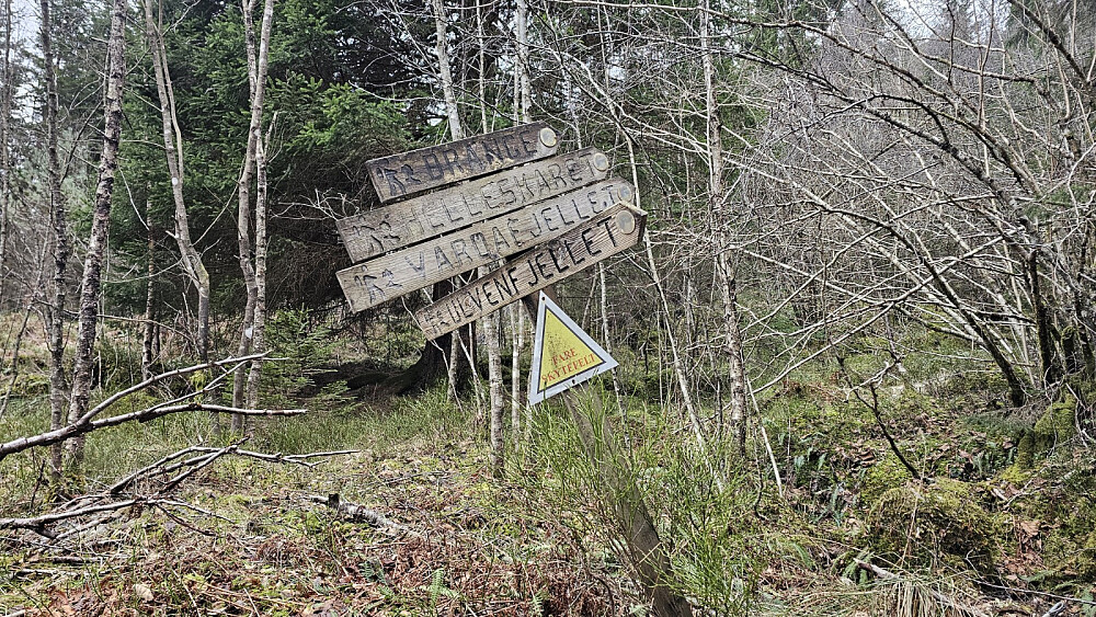 dette skiltet har nok snart gjort sitt