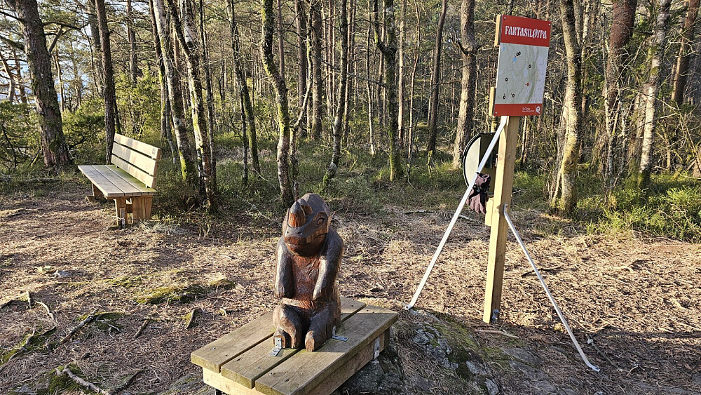 Det var en fantastipark her oppe med en del rare installasjoner