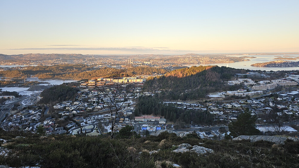 Flott utsikt til alle kanter