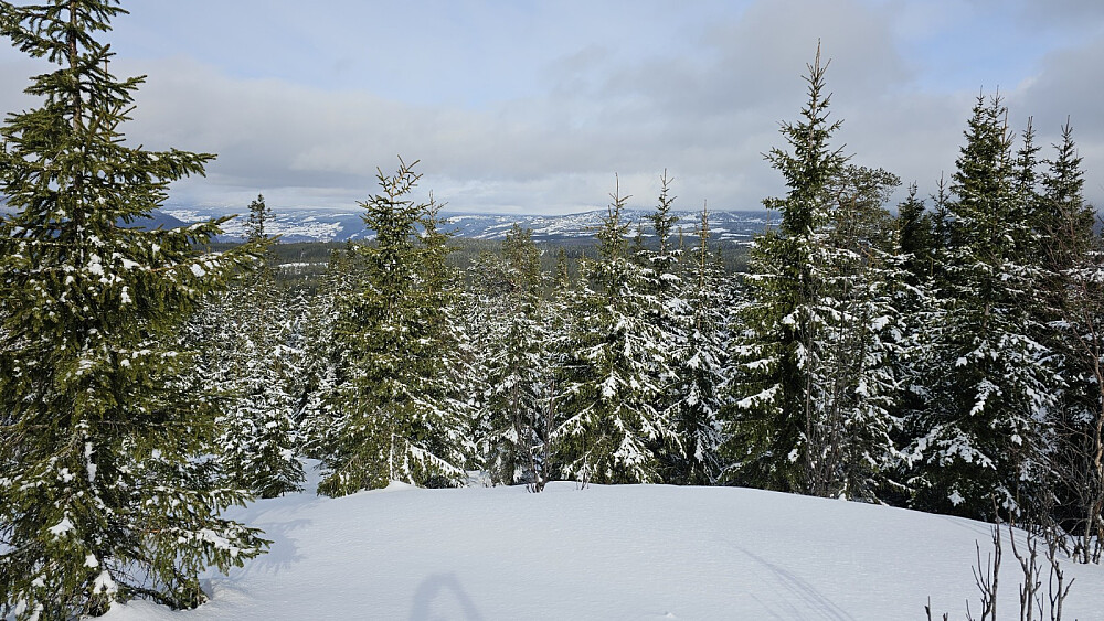 Skyene dekket toppen av Hafjell, men lengre ned var været bra