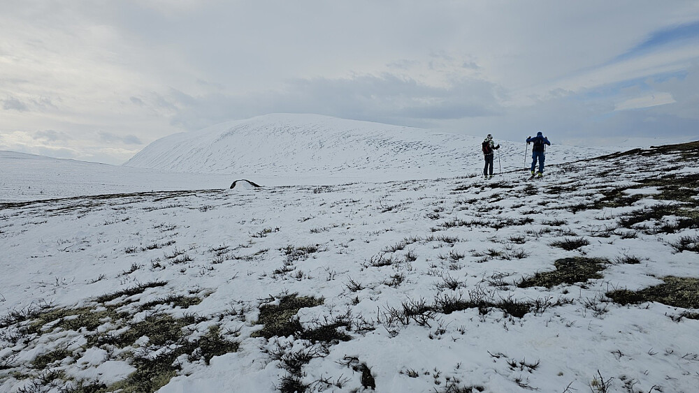 Da dukket fjellet opp, og størelsen på det er imponerendes