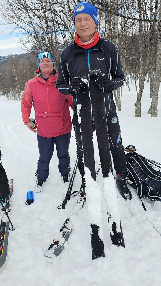Slike kladder hadde vi under skiene