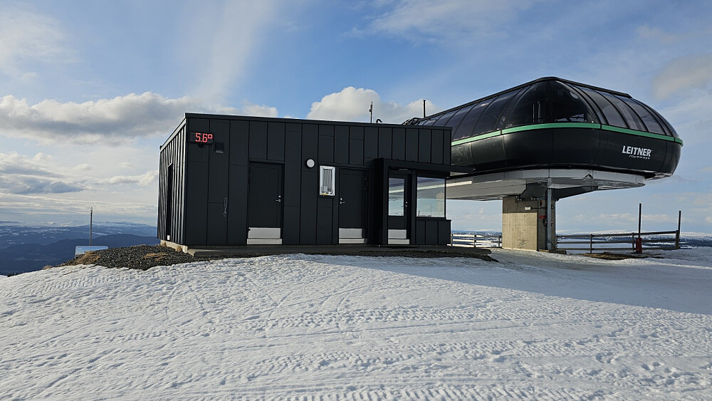 Det var et par grader varmere nå enn før i dag