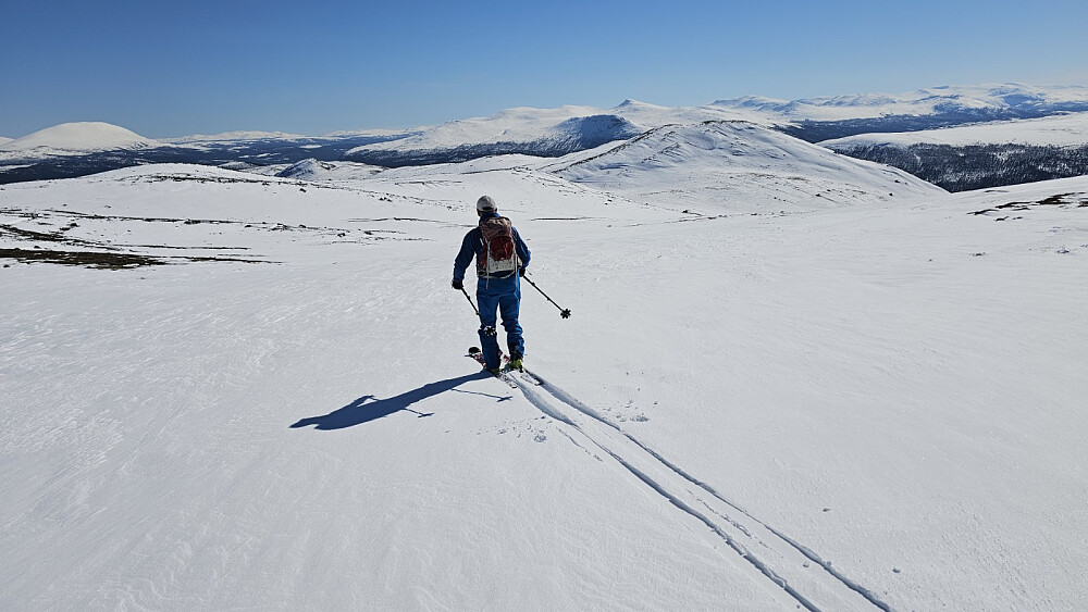 Fin liten aketur ned til Kalvfjellet