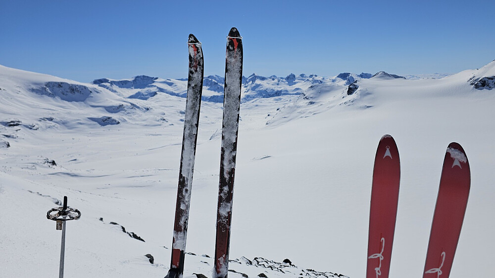 Storslagen utsikt på hele turen