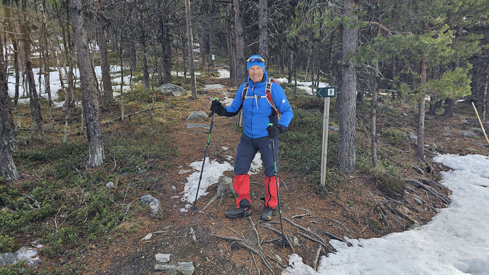 Turstart ved vannreservoaret