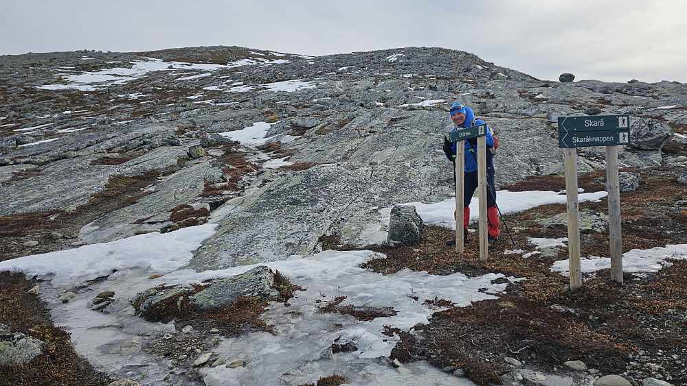 Da var vi ved stikrysset oppe på fjellet