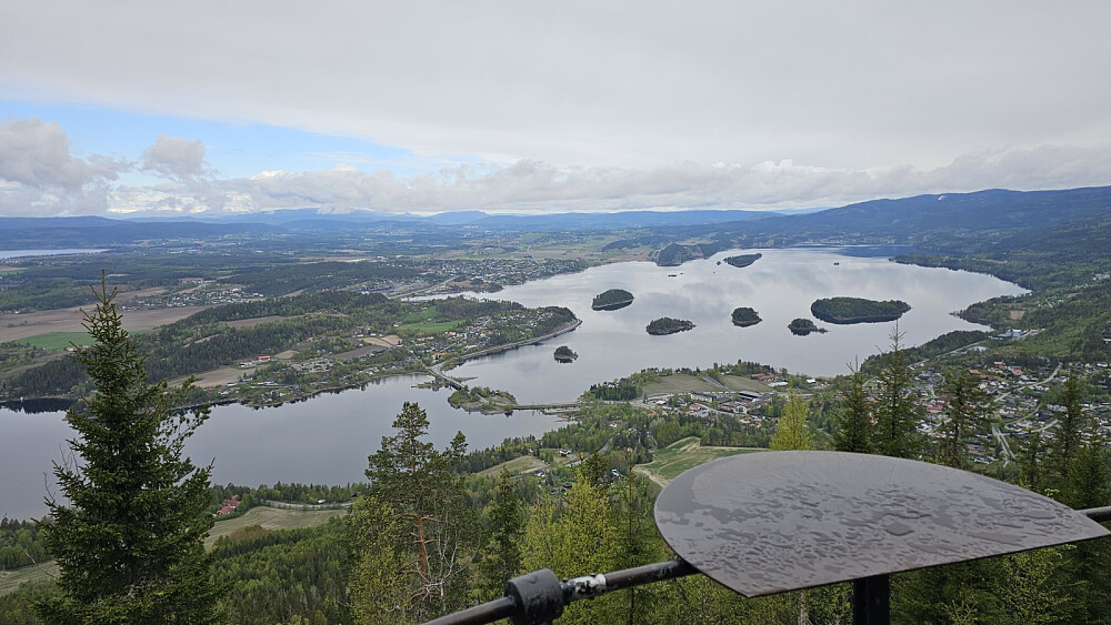Utsikten var storslagen fra Kongens utsikt