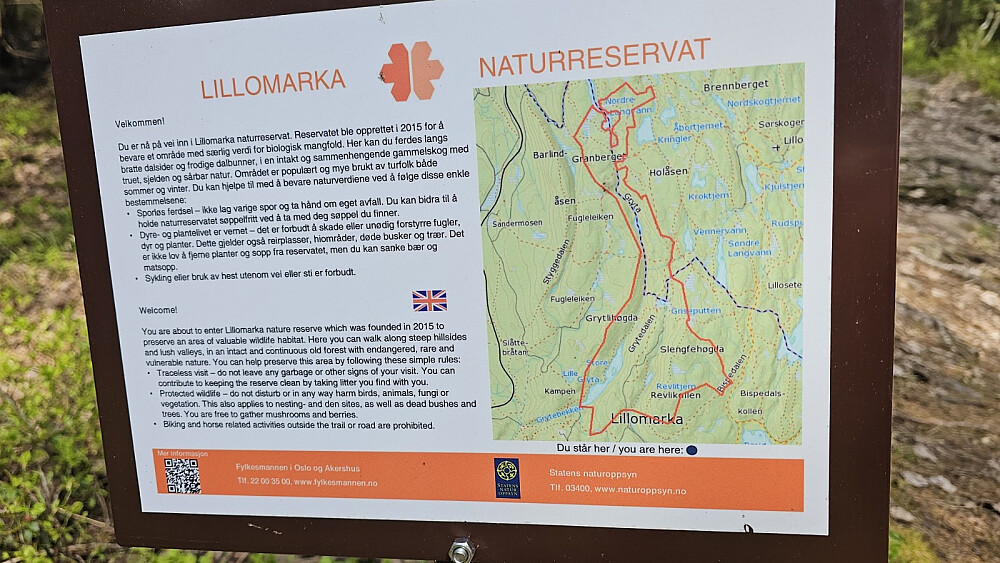 Litt info om naturreservatet