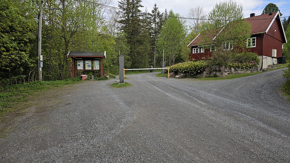 Bommen rett etter start