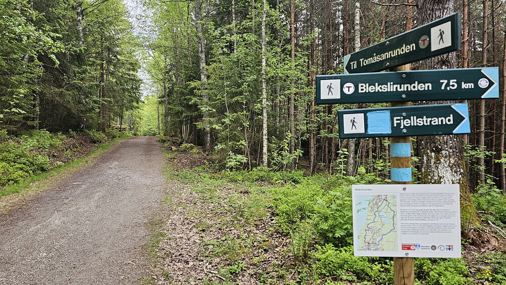 Godt skiltet ved stistart