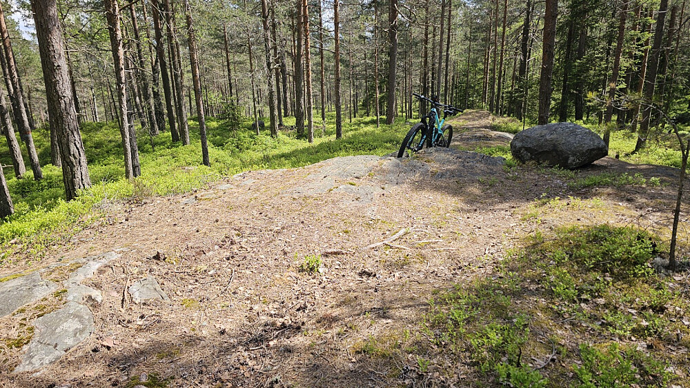 Høyeste punkt var rett bak utkikkspunkltet