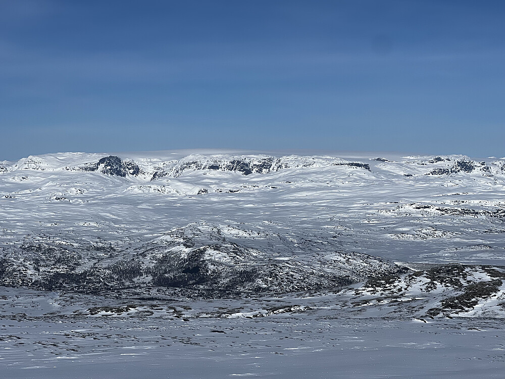 Hardangerjøkulen sett fra Store Bjoreinuten