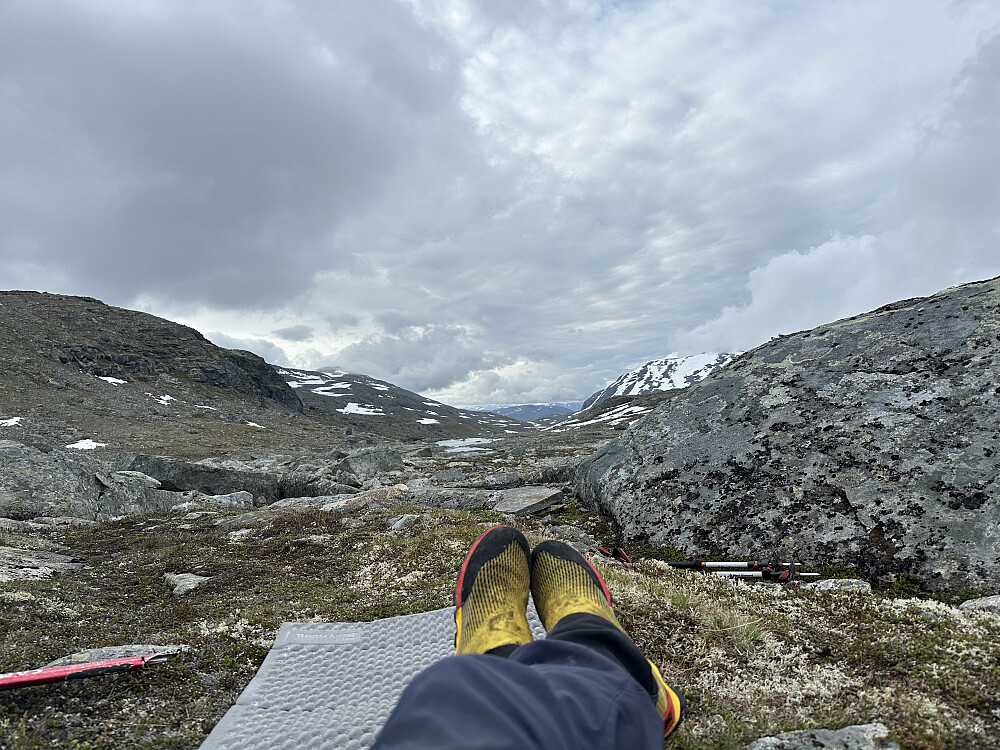 Morgenstund med kaffe og varmt vær. 