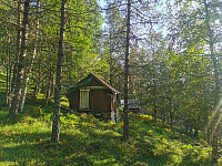 Passerer Liästølen (350 moh).