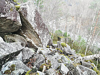 Her, derimot har jeg funnet merking i uren.