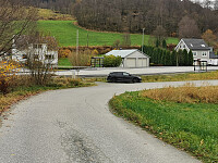 Satte fra meg bilen på Matskårsvegen.