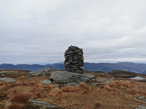 Toppen av Steinfjellet, 690 moh.